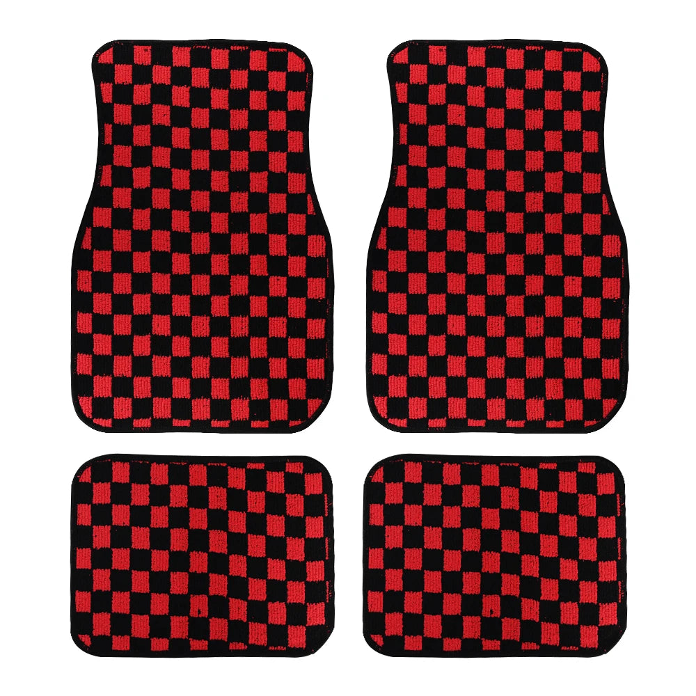 JDM Racing Checkers Floor Mat