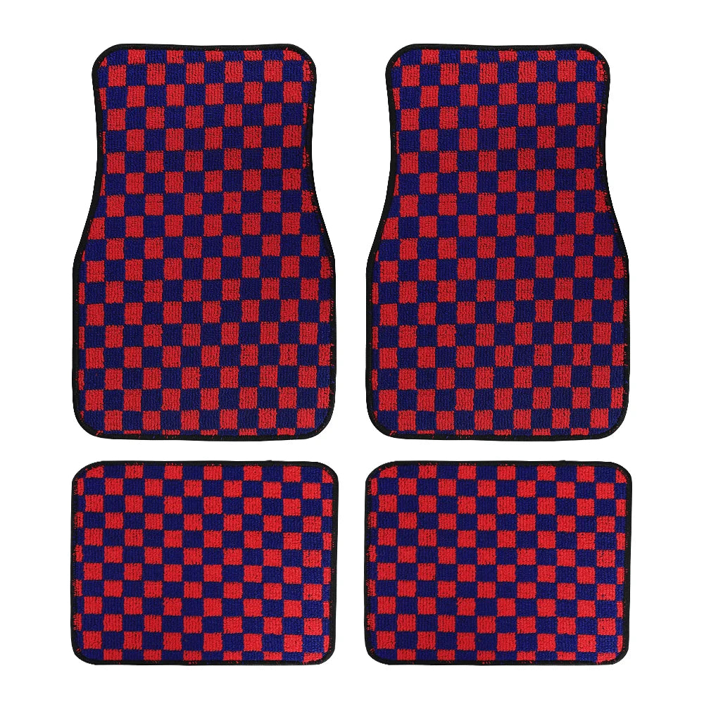 JDM Racing Checkers Floor Mat