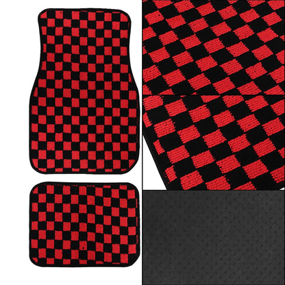 JDM Racing Checkers Floor Mat