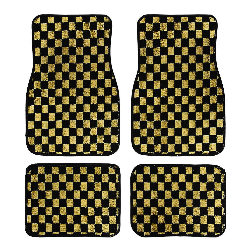 JDM Racing Checkers Floor Mat