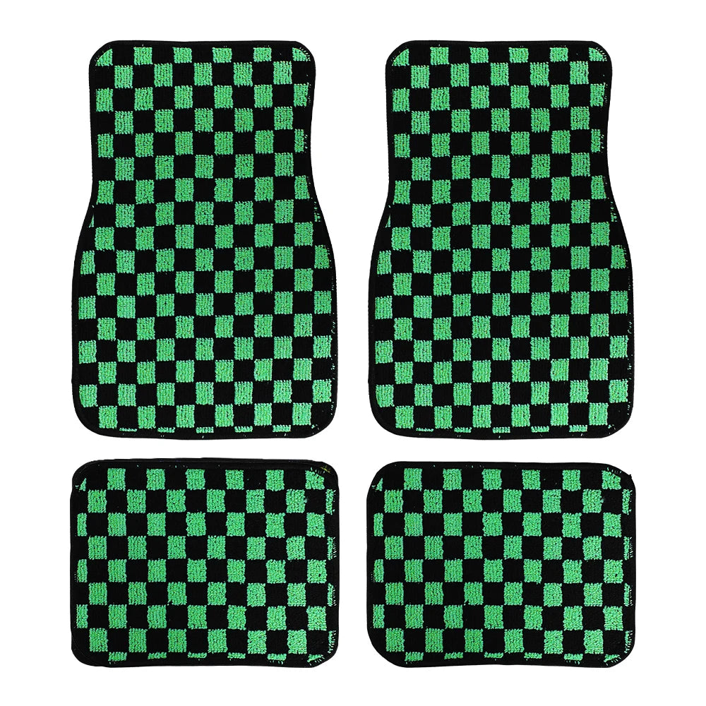 JDM Racing Checkers Floor Mat