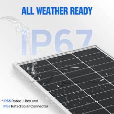 100W 12V Solar Panel